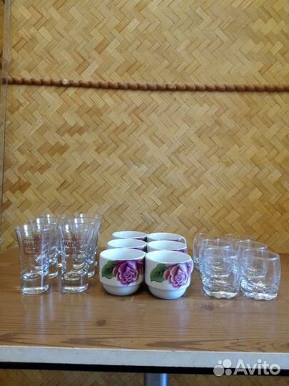 Стопки,чашки набор