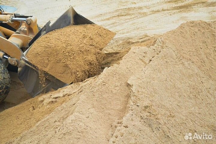 Песок карьерный сеяный