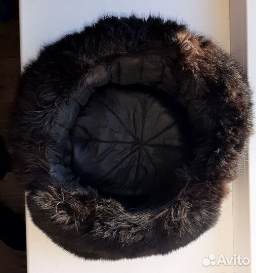 Норковая шапка мужская