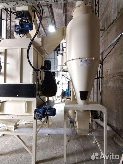 Колонна охлаждения гранул