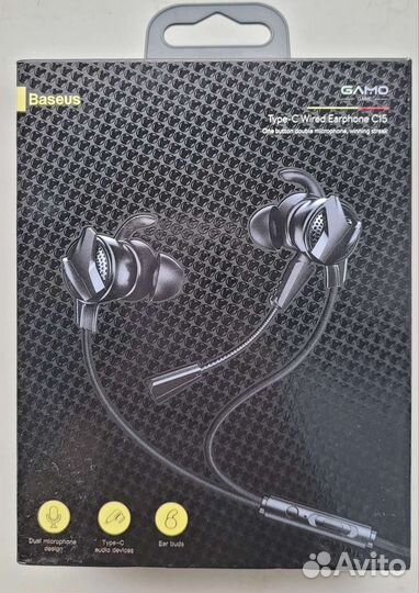 Наушники type C