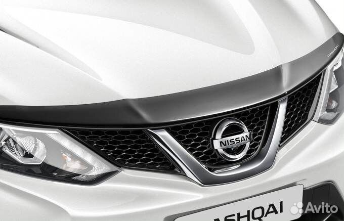 Дефлектор капота nissan qashqai