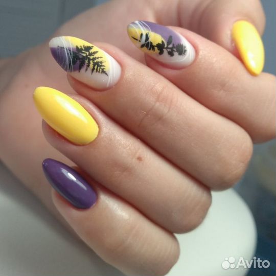 Маникюр наращивание