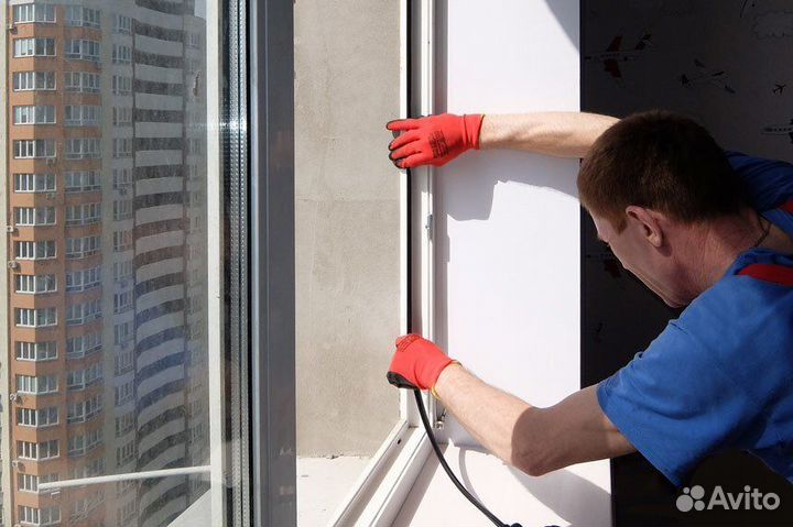 Замена уплотнителя в пластиковых окнах