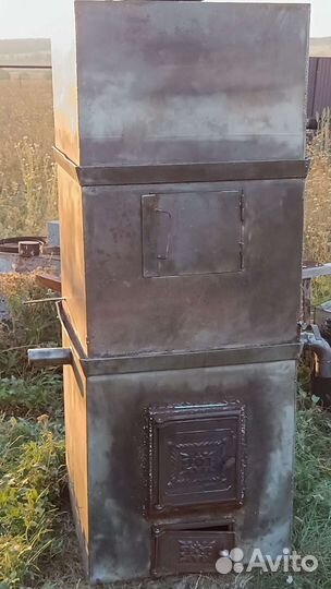 Печка для бани с отоплением
