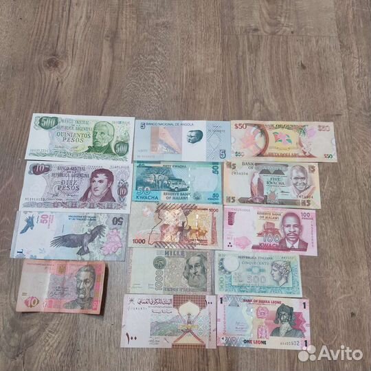 Банкноты разных стран