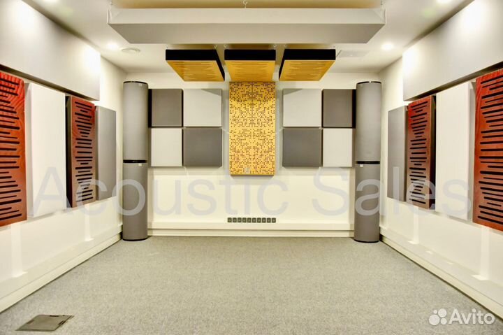 Акустические панели, бас ловушки, звукоизоляция