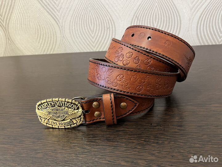 Ремень ручной работы Harley Davidson