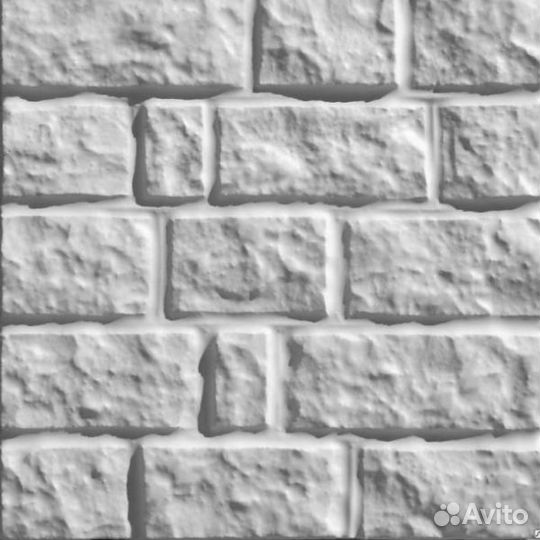 Полифасад (фасадные панели) 500х500х60 мм Лугански