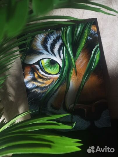 Картина акрилом на холсте