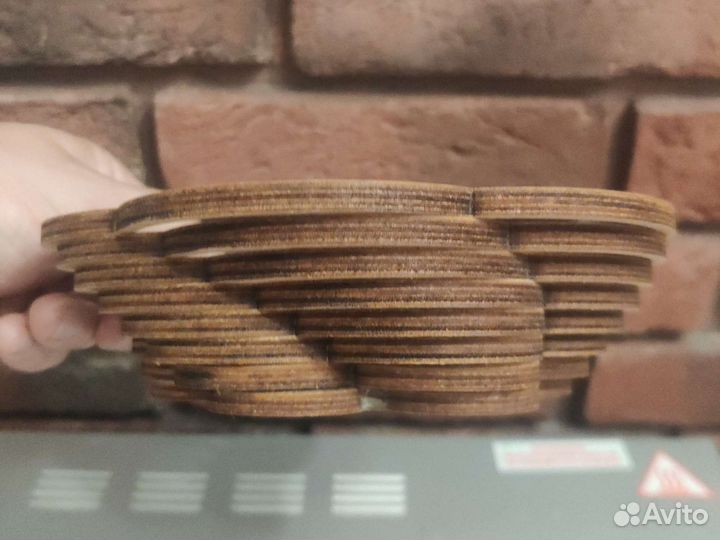 Деревянная тарелка, миска