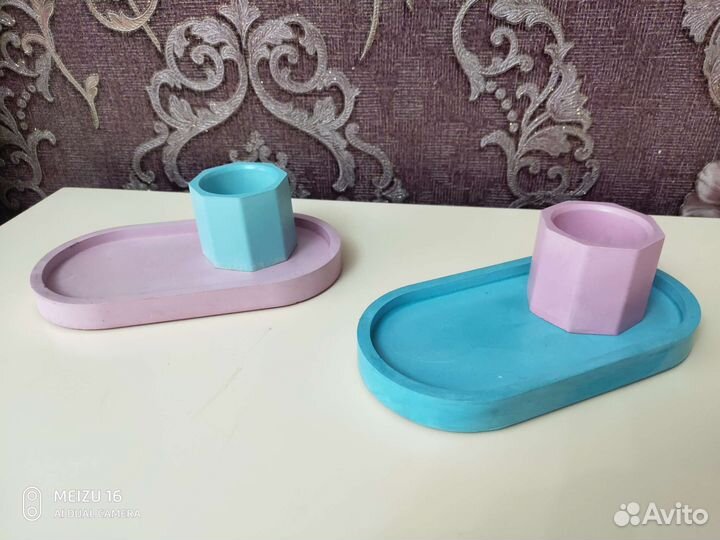 Менажница, кашпо, подсвечник, поднос