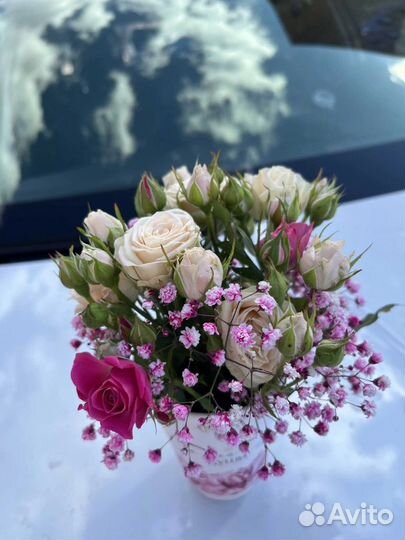 Цветы в коробке