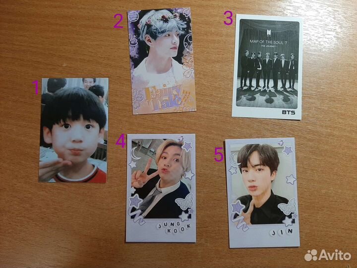 Карточки BTS