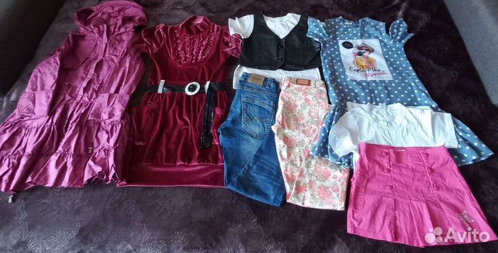 Детские вещи на девочку 116-146
