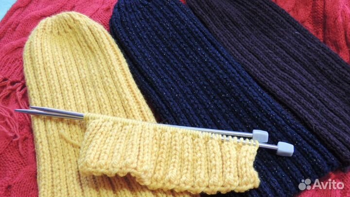 Шапки вязаные такори