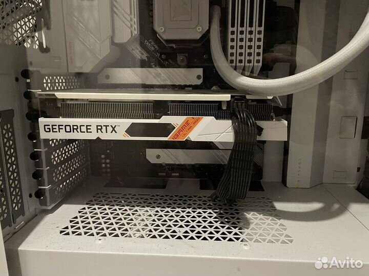 Видеокарта rtx 3050 Igame white