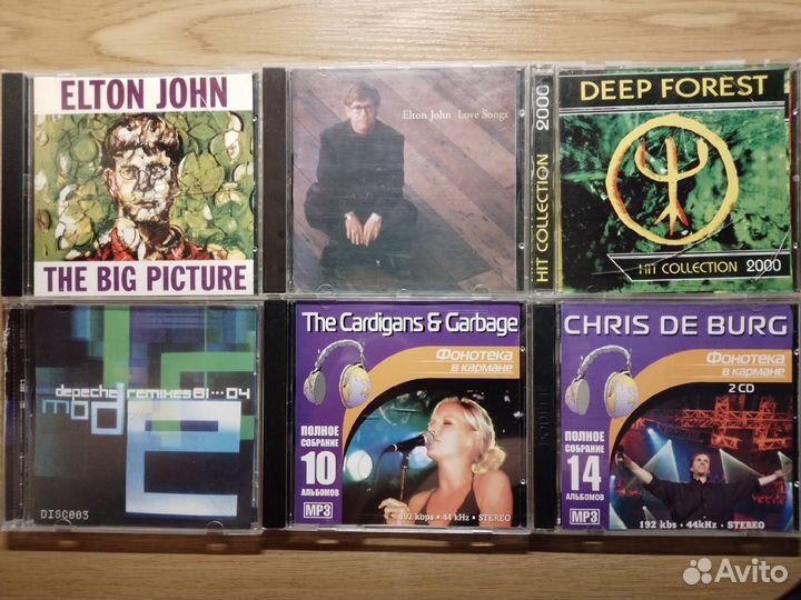 CD, мр3 диски, книги мр3 (acdc,depeche mode,rem)