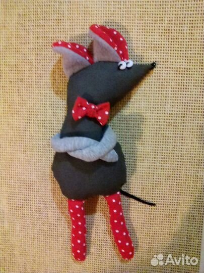 Игрушка мышка тильда