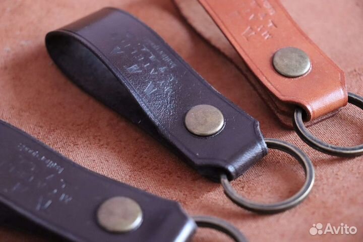 Брелок для ключей кожа ручная работа