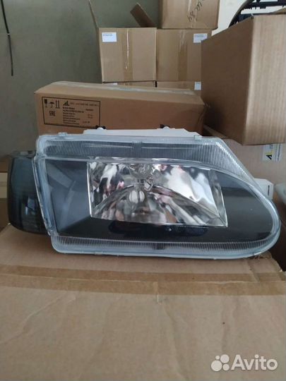 Передние Фары на Ваз 2114 Черные масски