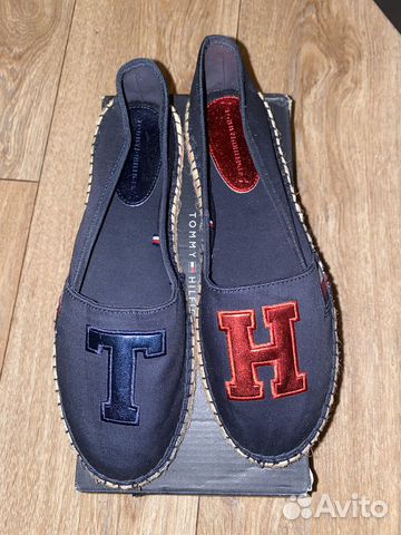 Tommy Hilfiger Monogram Patch Espadrille (Blue)