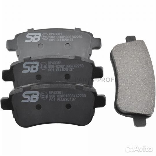 SB nagamochi BP43381 renault megane III 08/scenic III 09- BP43381