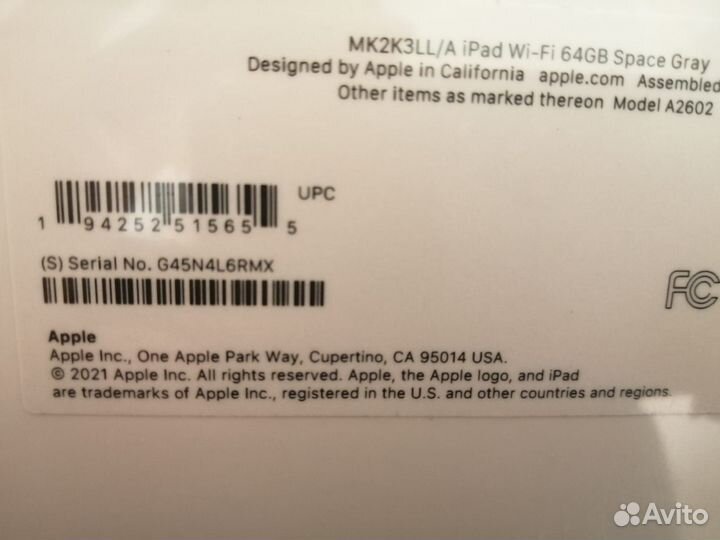 Планшет apple iPad