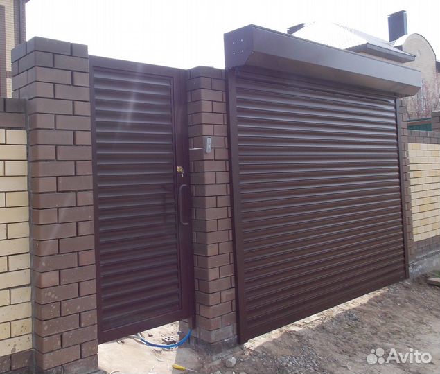 Рольставни на двери 1000х2100