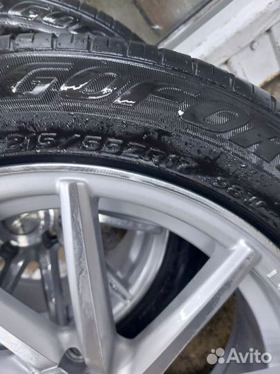 Литые диски r17 5x114 бу