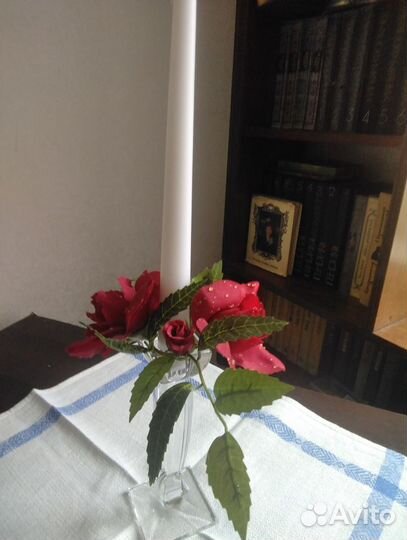 Подсвечник, богемский хрусталь, декор, Чехия