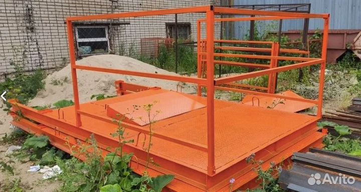 Выносная площадка строительная с съездом