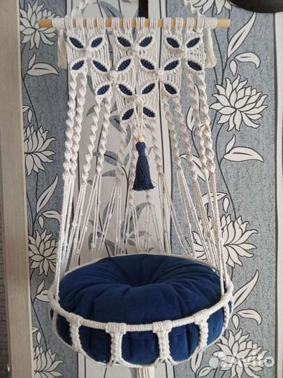 Макраме гамак лежанка для кошки