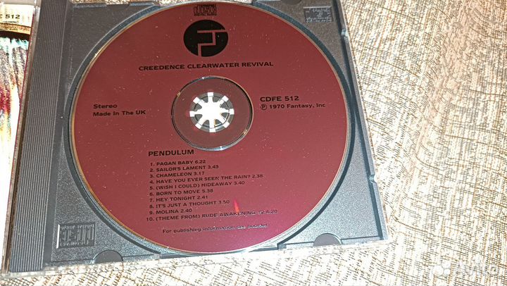 Cd диск фирменный Creedence 1989 UK