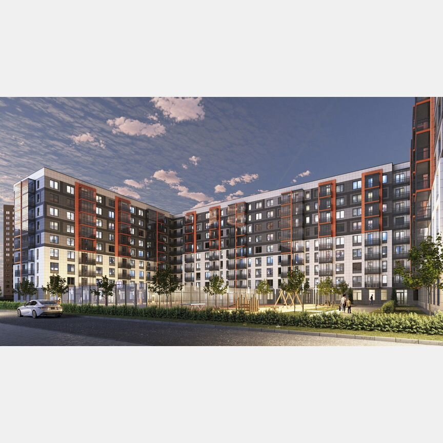 2-к. квартира, 60,7 м², 9/9 эт.