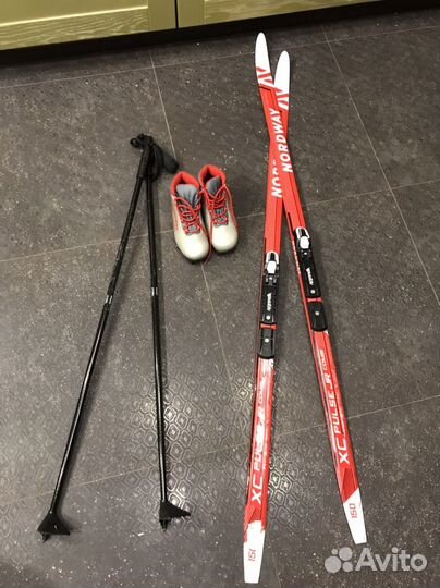 Лыжи беговые/ботинки/палки