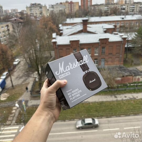 Наушники marshall major 4 оригинал технопарк