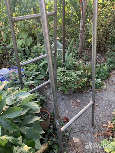 Лестница из нержавейки