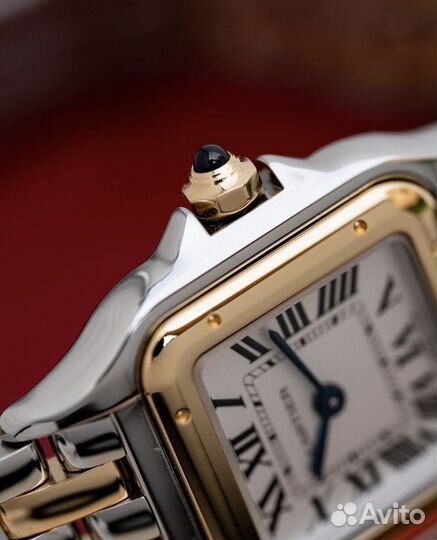 Часы cartier panthere steel gold