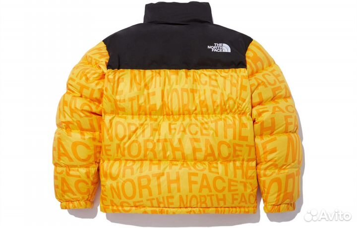 THE north face Down Jacket Unisex Yellow (S)(37)