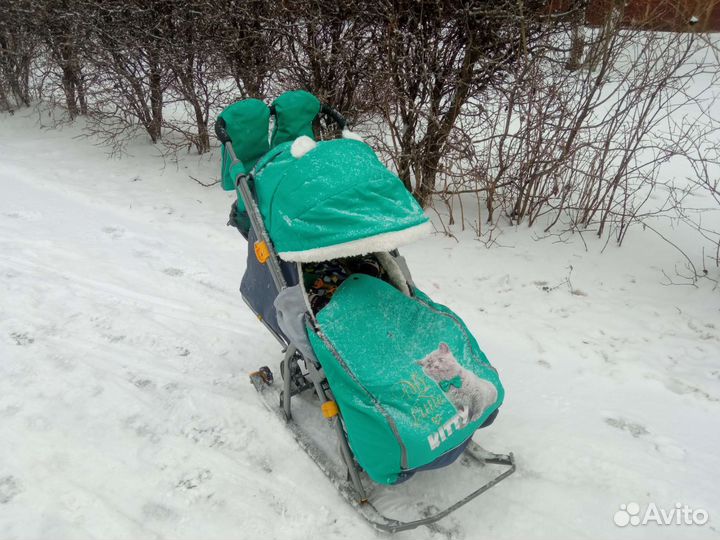 Детские санки коляска бу