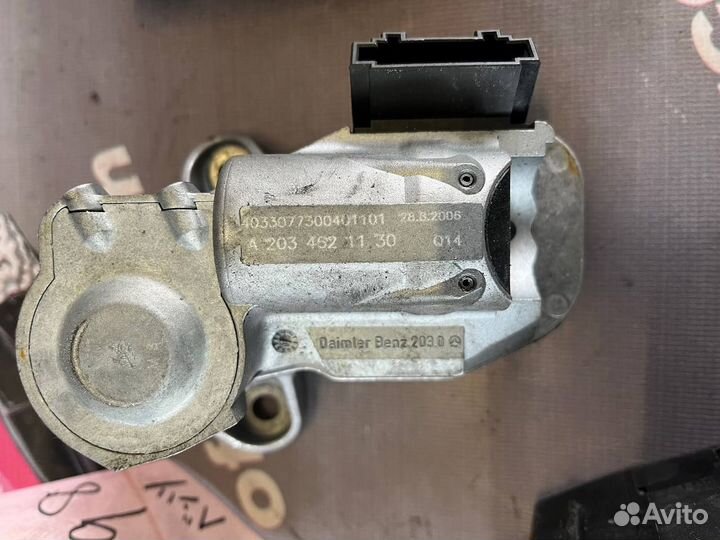 Эбу,замок зажигания с ключом,блокиратор руля w639