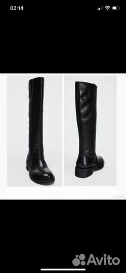 Сапоги zara 37 женские оригинал