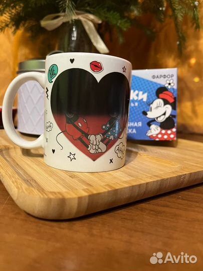 Кружка хамелеон Микки маус