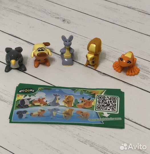 Животные natoons. Киндер-сюрприз