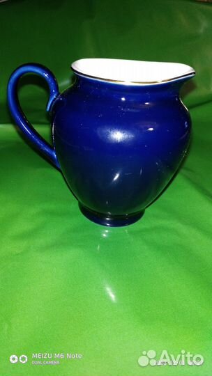 Кобальт Фарфор лфз - Молочник и Сахарница