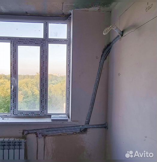 Закладка трассы под кондиционер