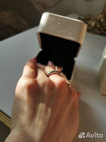 Кольцо серебро 925 женское, производство Германия