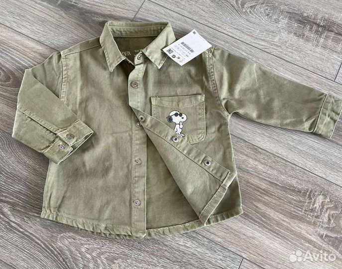 Джинсовая Рубашка zara