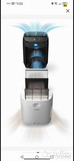 Очиститель воздуха philips ac2887/10